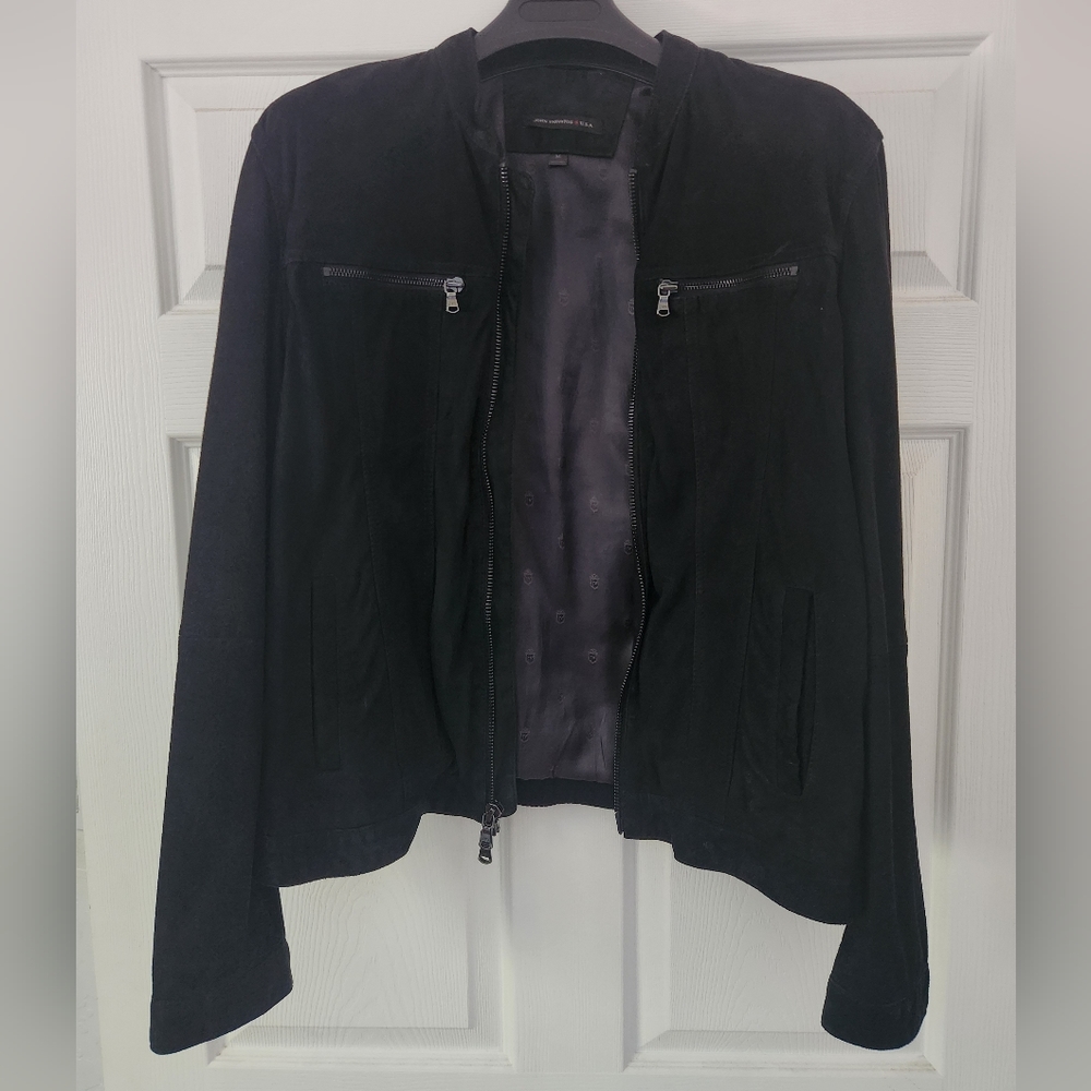 JOHN VARVATOS LAMB SUEDE JACKET